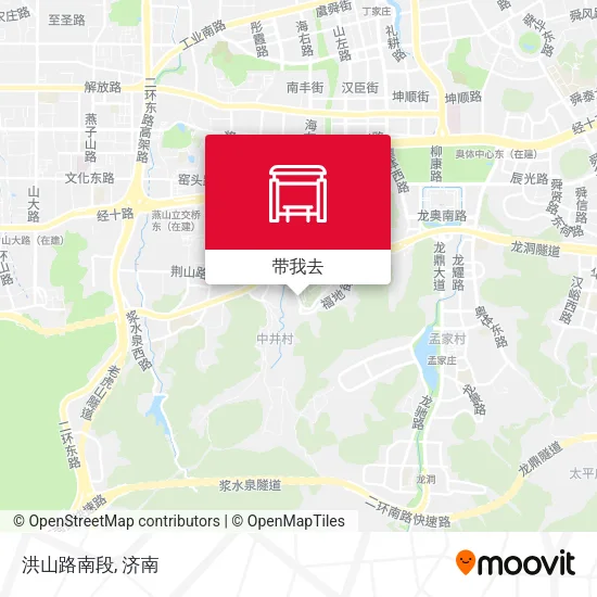 洪山路南段地图