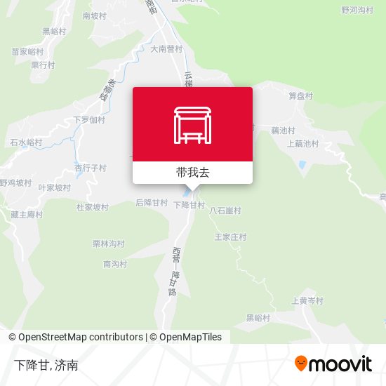下降甘地图