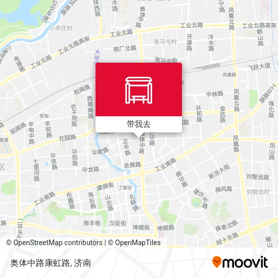 奥体中路康虹路地图