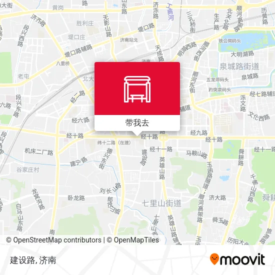 建设路地图