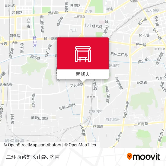 二环西路刘长山路地图