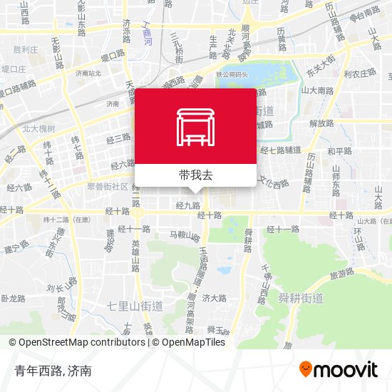 青年西路地图