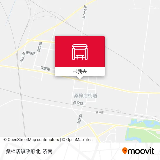 桑梓店镇政府北地图