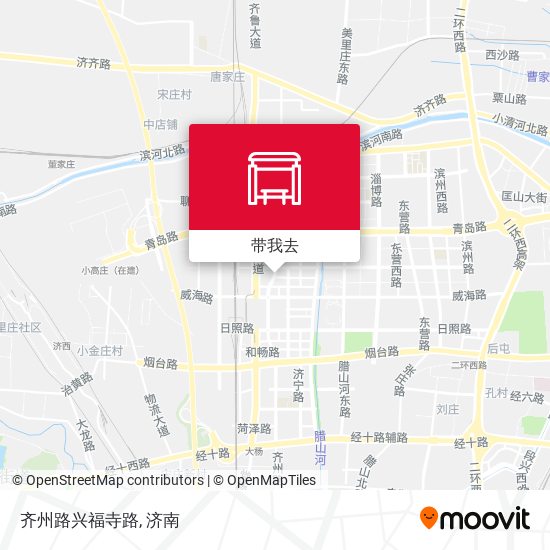 齐州路兴福寺路地图