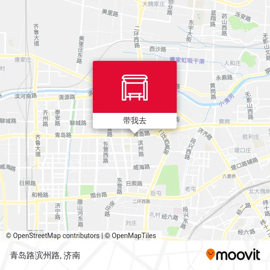 青岛路滨州路地图