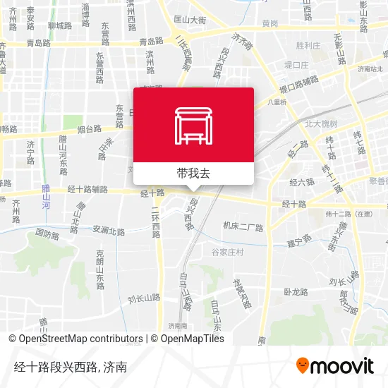 经十路段兴西路地图