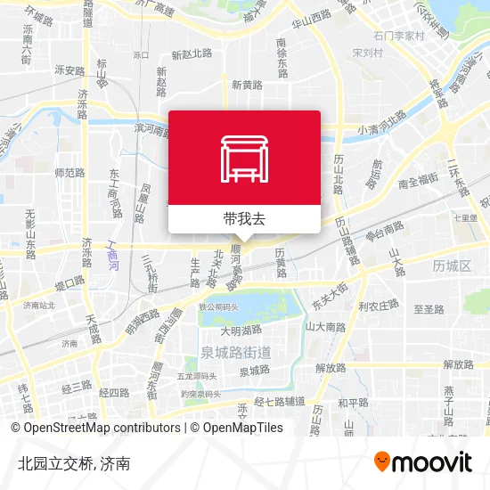 北园立交桥地图