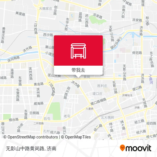 无影山中路黄岗路地图
