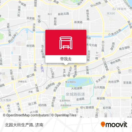 北园大街生产路地图