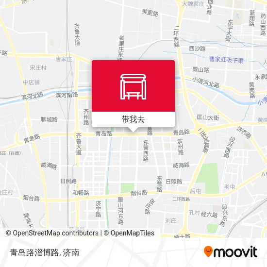青岛路淄博路地图