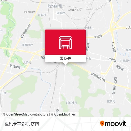 重汽卡车公司地图