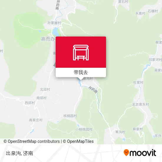 出泉沟地图