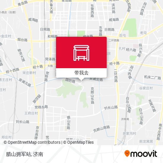 腊山拥军站地图