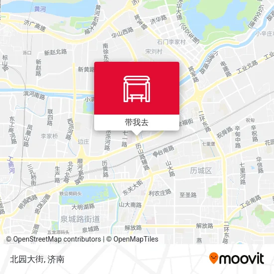 北园大街地图
