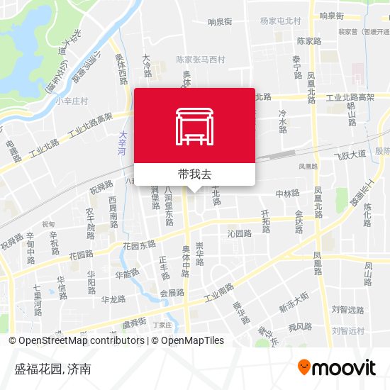 盛福花园地图