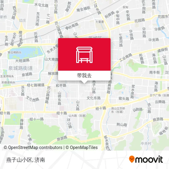 燕子山小区地图