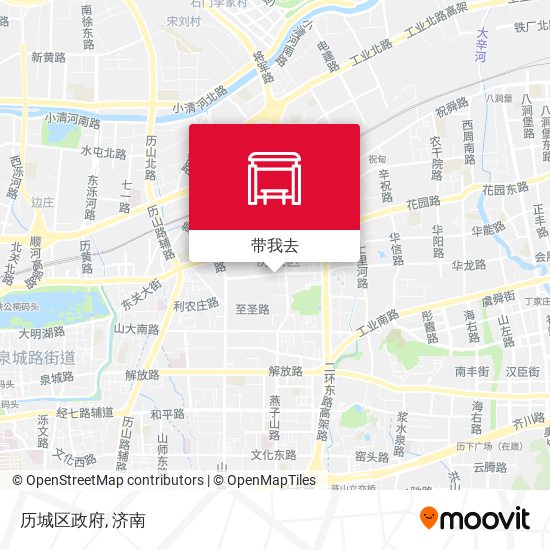 历城区政府地图
