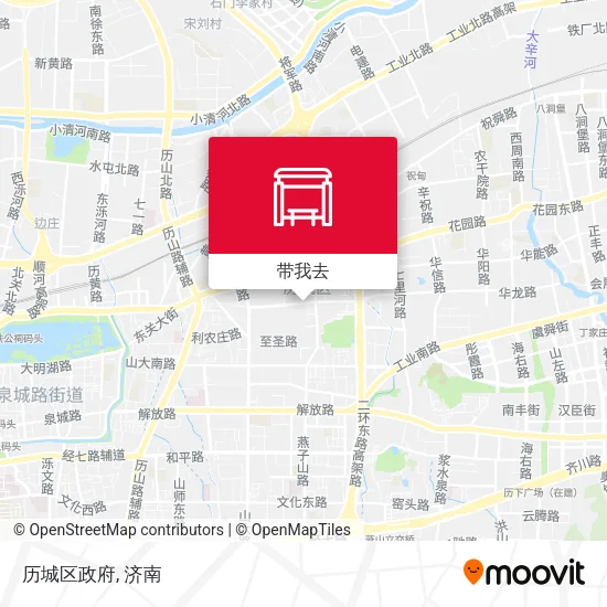 历城区政府地图