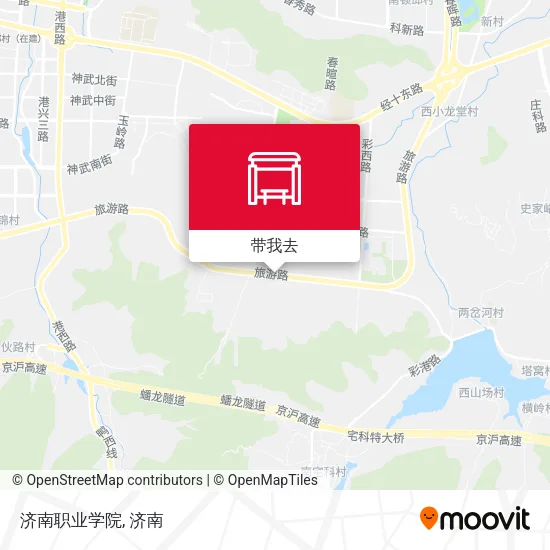 济南职业学院地图