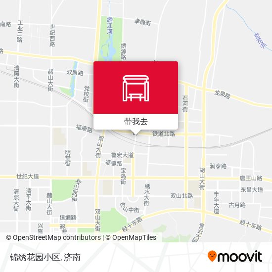 锦绣花园小区地图