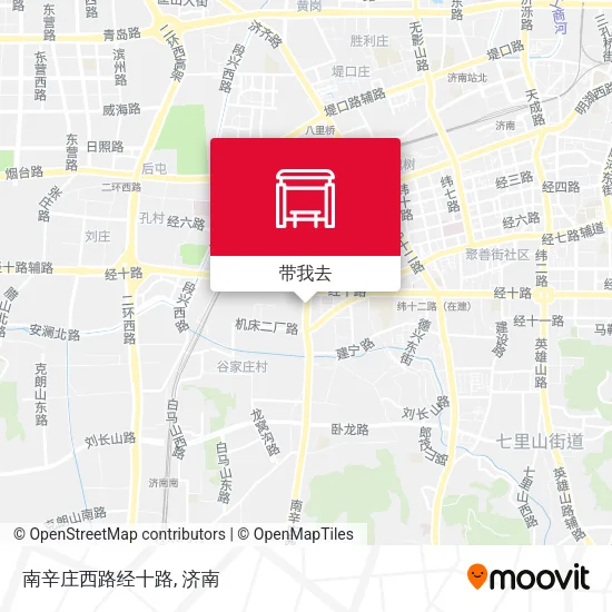 南辛庄西路经十路地图