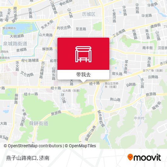 燕子山路南口地图