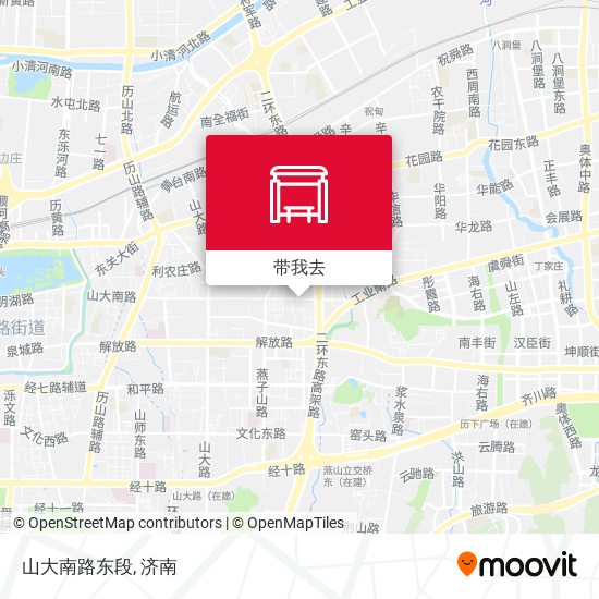 山大南路东段地图