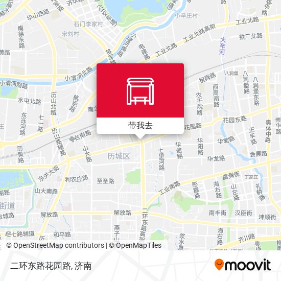 二环东路花园路地图