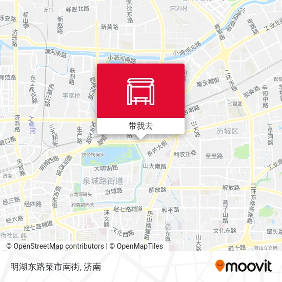 明湖东路菜市南街地图