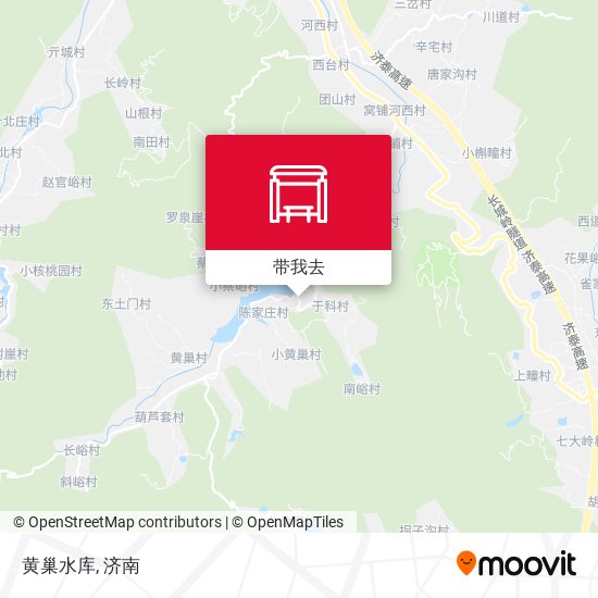 黄巢水库地图