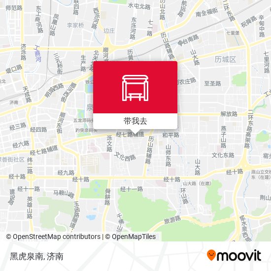 黑虎泉南地图