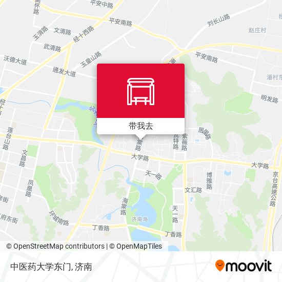 中医药大学东门地图