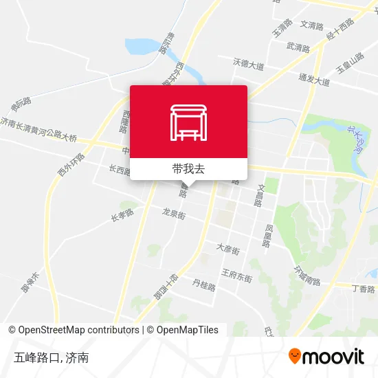 五峰路口地图
