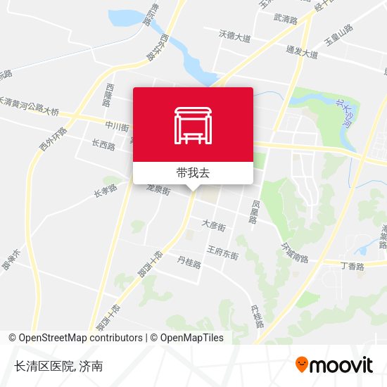 长清区医院地图