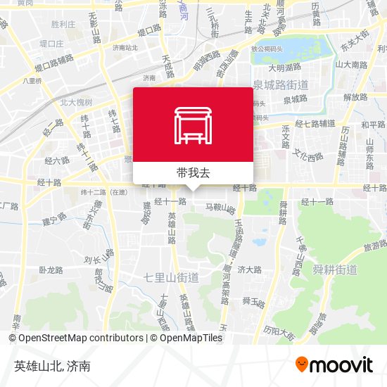 英雄山北地图