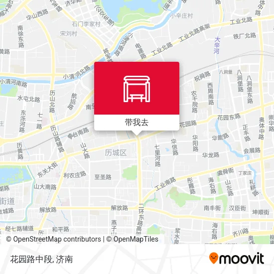 花园路中段地图