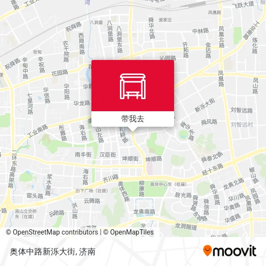 奥体中路新泺大街地图