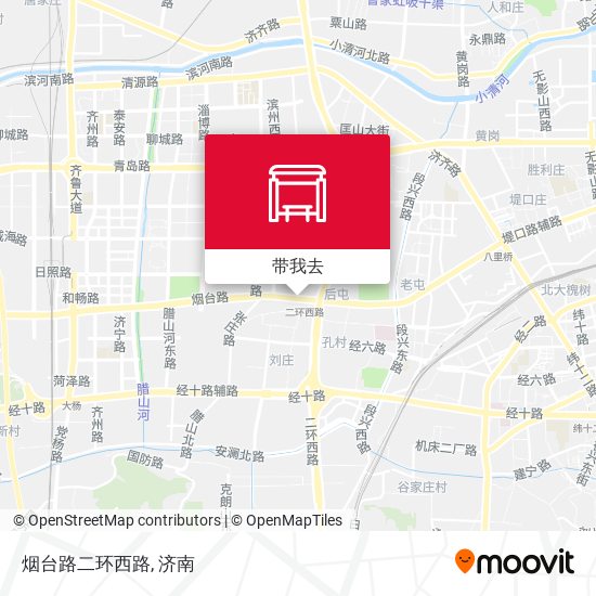 烟台路二环西路地图