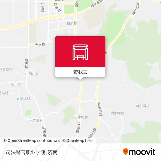 司法警官职业学院地图