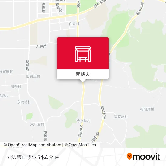 司法警官职业学院地图