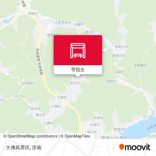 大佛风景区地图