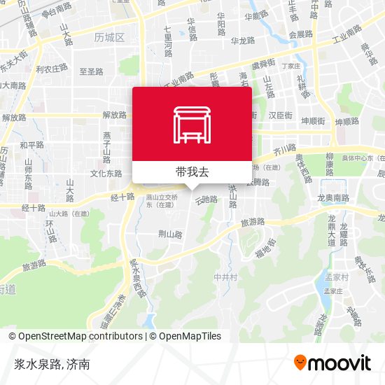 浆水泉路地图