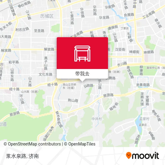 浆水泉路地图