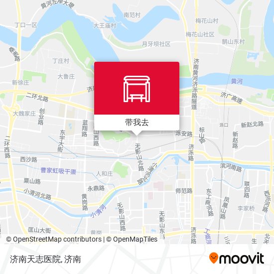 济南天志医院地图