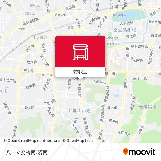 八一立交桥南地图