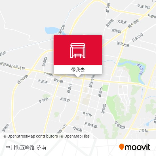 中川街五峰路地图