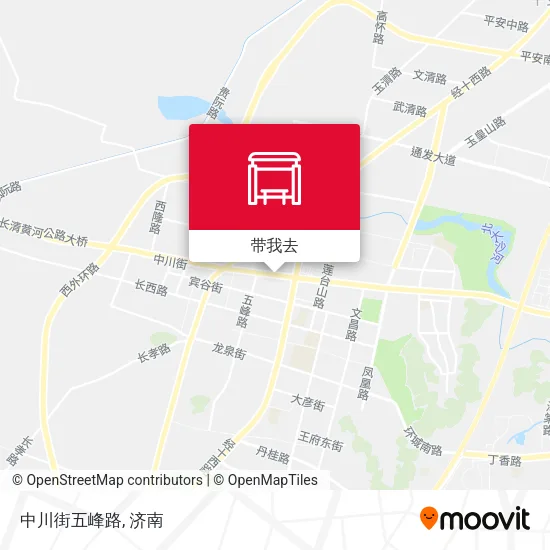 中川街五峰路地图