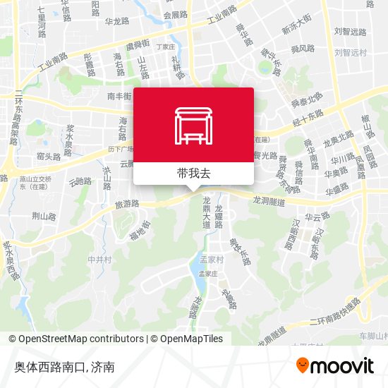 奥体西路南口地图