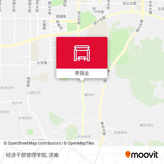 经济干部管理学院地图