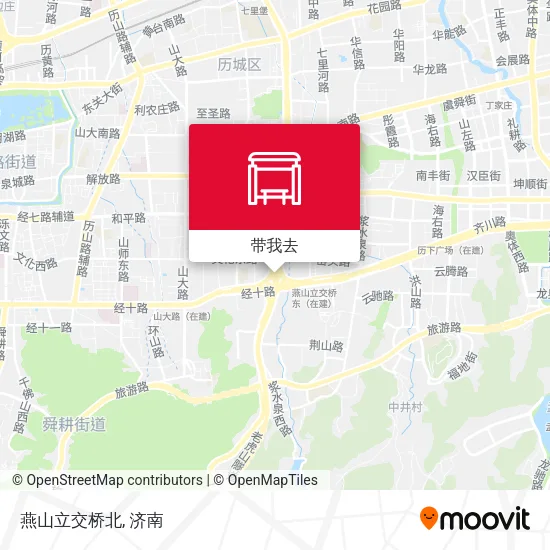 燕山立交桥北地图